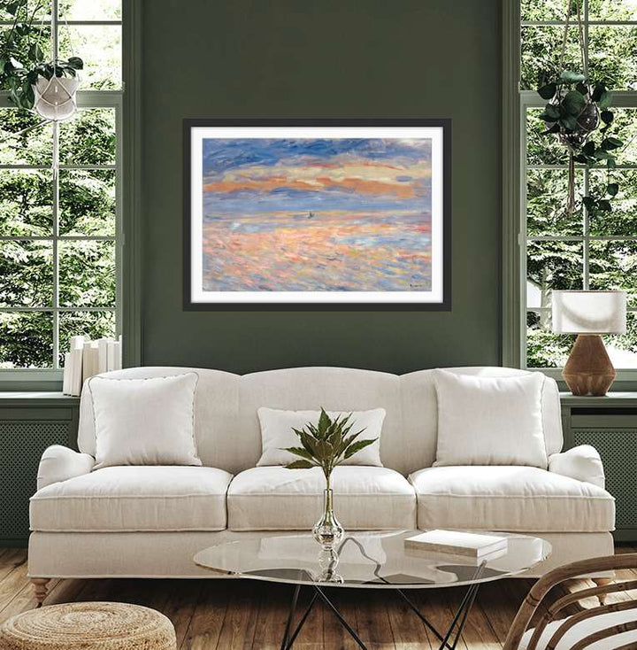 Sunset by Renoir - Fine Art or Canvas Print - I Heart Wall Art - Poster Print, Canvas Print or Framed Art Print