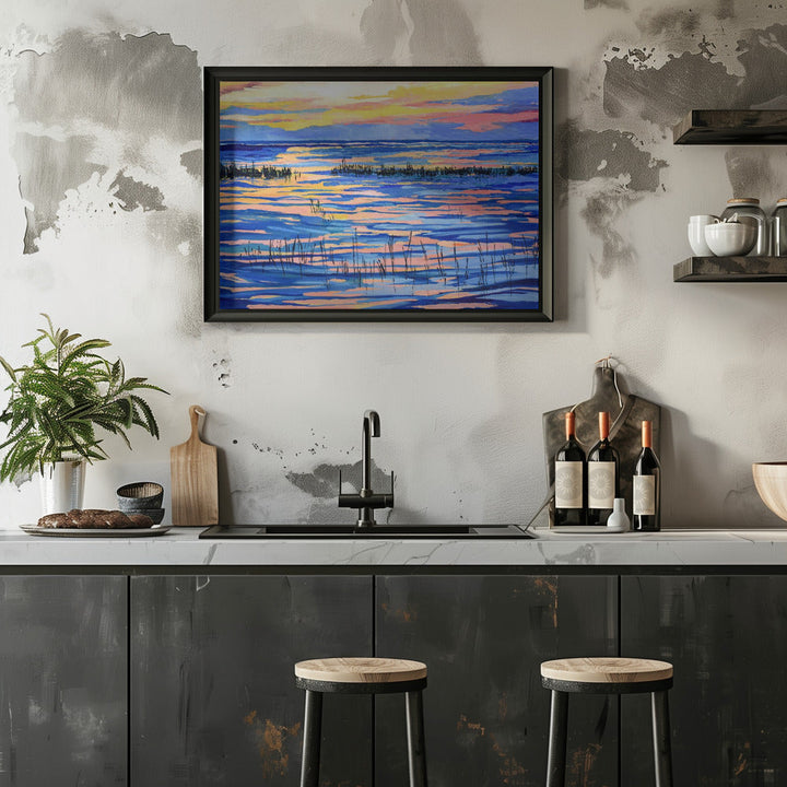 Sunset Colors - Stretched Canvas, Poster or Fine Art Print I Heart Wall Art
