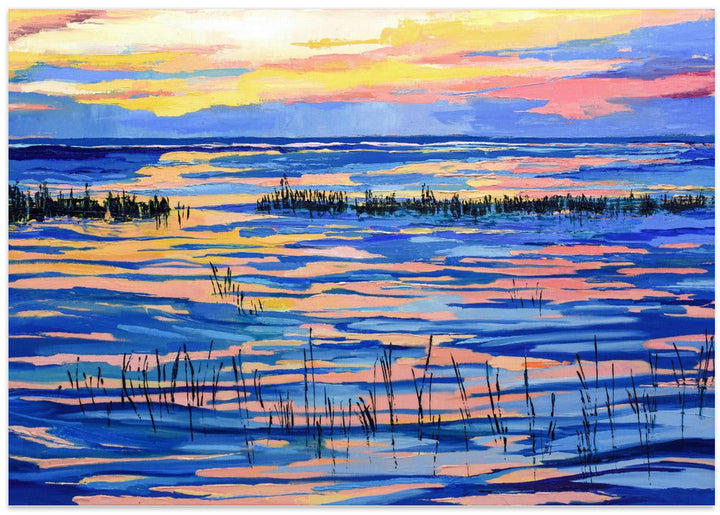 Sunset Colors - Stretched Canvas, Poster or Fine Art Print I Heart Wall Art