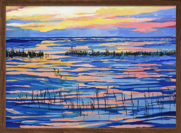 Sunset Colors - Stretched Canvas, Poster or Fine Art Print I Heart Wall Art