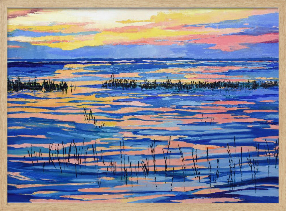 Sunset Colors - Stretched Canvas, Poster or Fine Art Print I Heart Wall Art
