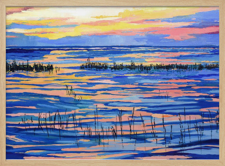 Sunset Colors - Stretched Canvas, Poster or Fine Art Print I Heart Wall Art