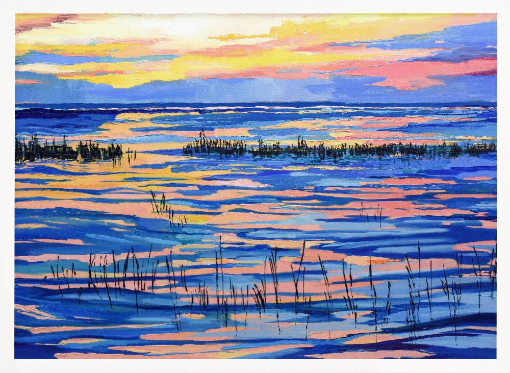 Sunset Colors - Stretched Canvas, Poster or Fine Art Print I Heart Wall Art