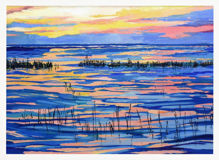 Sunset Colors - Stretched Canvas, Poster or Fine Art Print I Heart Wall Art