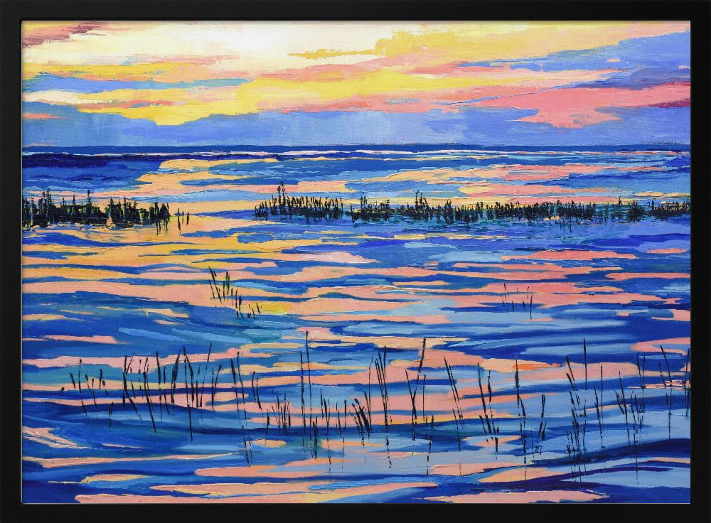 Sunset Colors - Stretched Canvas, Poster or Fine Art Print I Heart Wall Art
