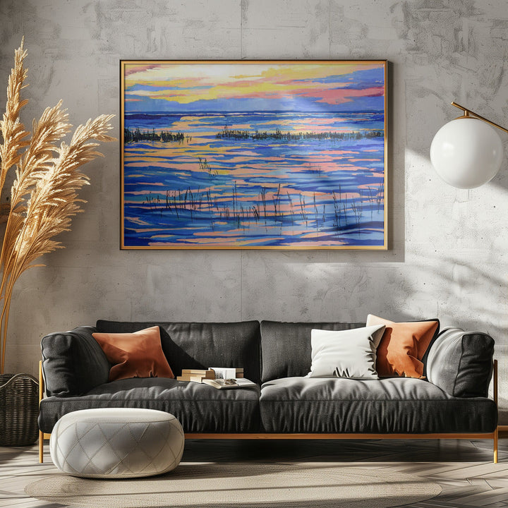 Sunset Colors - Stretched Canvas, Poster or Fine Art Print I Heart Wall Art