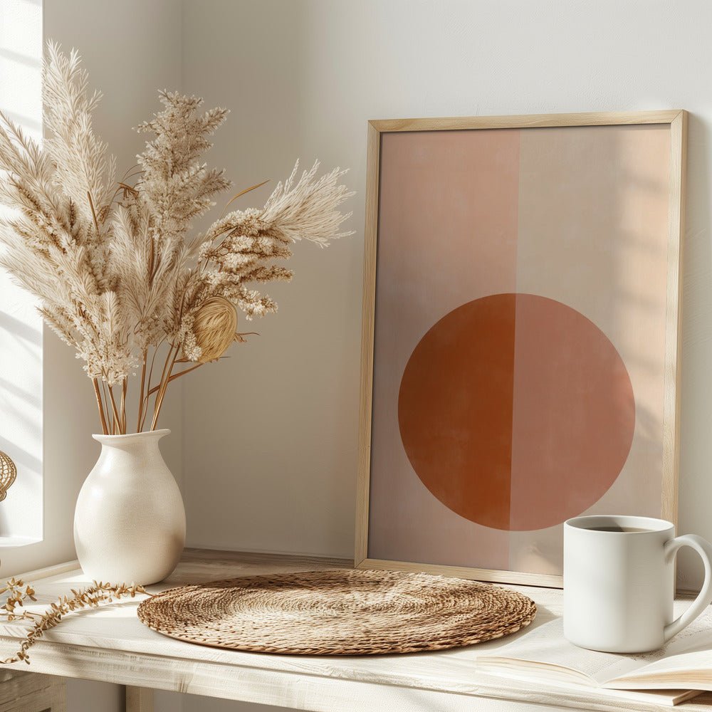 Sunset Geometry - Stretched Canvas, Poster or Fine Art Print - I Heart Wall Art - Poster Print, Canvas Print or Framed Art Print