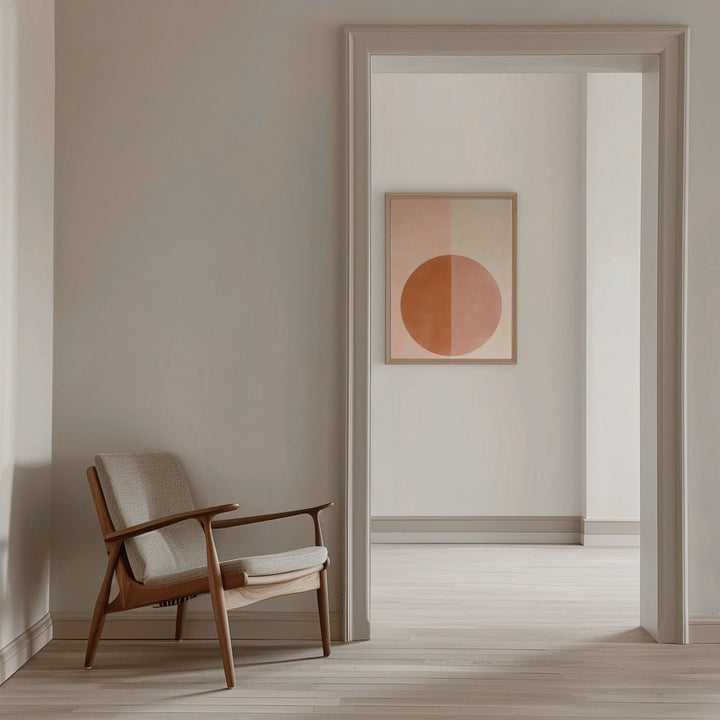 Sunset Geometry - Stretched Canvas, Poster or Fine Art Print - I Heart Wall Art - Poster Print, Canvas Print or Framed Art Print