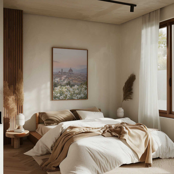 Sunset In Florence II - Stretched Canvas, Poster or Fine Art Print - I Heart Wall Art - Poster Print, Canvas Print or Framed Art Print
