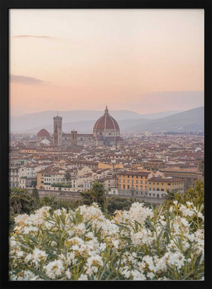 Sunset In Florence II - Stretched Canvas, Poster or Fine Art Print - I Heart Wall Art - Poster Print, Canvas Print or Framed Art Print