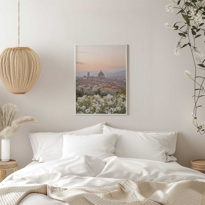 Sunset In Florence II - Stretched Canvas, Poster or Fine Art Print - I Heart Wall Art - Poster Print, Canvas Print or Framed Art Print