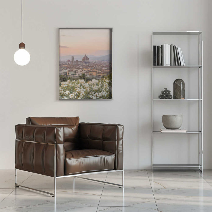 Sunset In Florence II - Stretched Canvas, Poster or Fine Art Print - I Heart Wall Art - Poster Print, Canvas Print or Framed Art Print