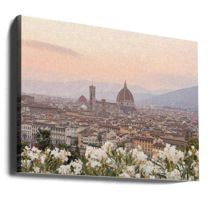 Sunset In Florence - Stretched Canvas, Poster or Fine Art Print - I Heart Wall Art - Poster Print, Canvas Print or Framed Art Print