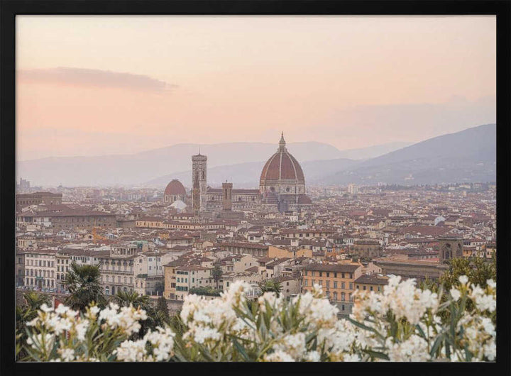 Sunset In Florence - Stretched Canvas, Poster or Fine Art Print - I Heart Wall Art - Poster Print, Canvas Print or Framed Art Print