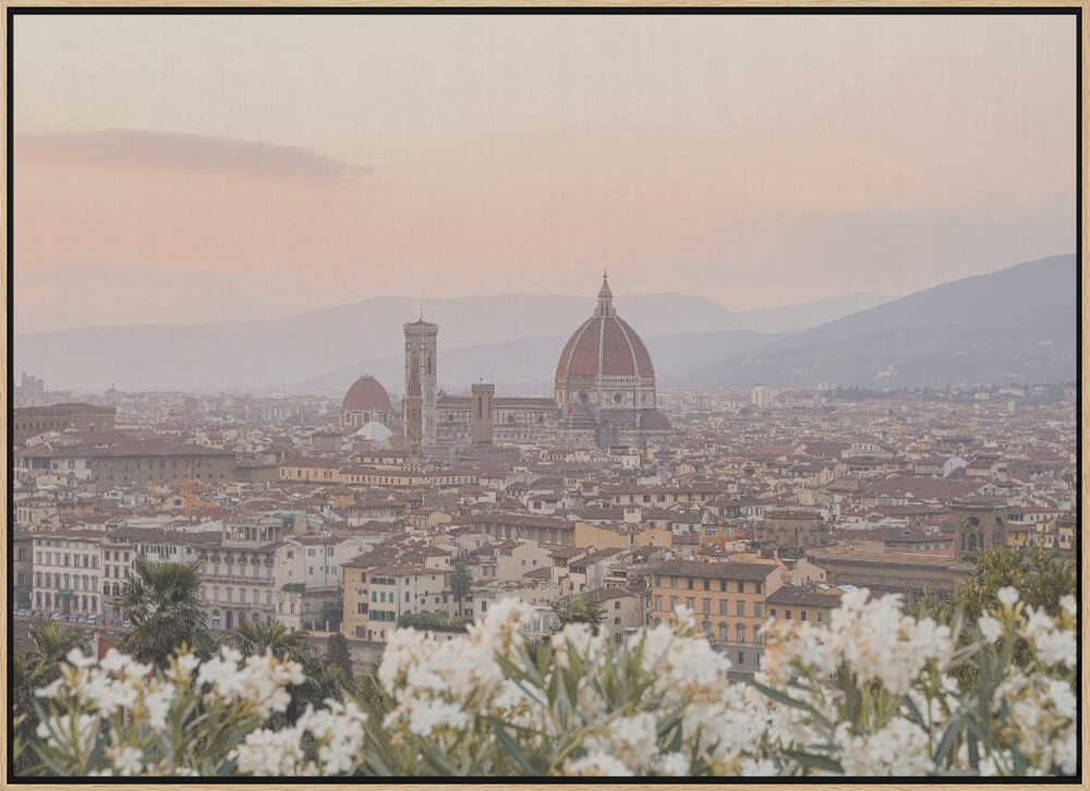 Sunset In Florence - Stretched Canvas, Poster or Fine Art Print - I Heart Wall Art - Poster Print, Canvas Print or Framed Art Print