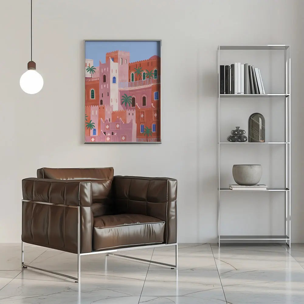 Sunset In Morocco - Stretched Canvas, Poster or Fine Art Print I Heart Wall Art