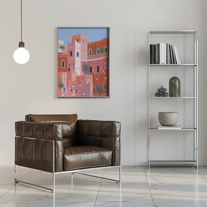 Sunset In Morocco - Stretched Canvas, Poster or Fine Art Print I Heart Wall Art