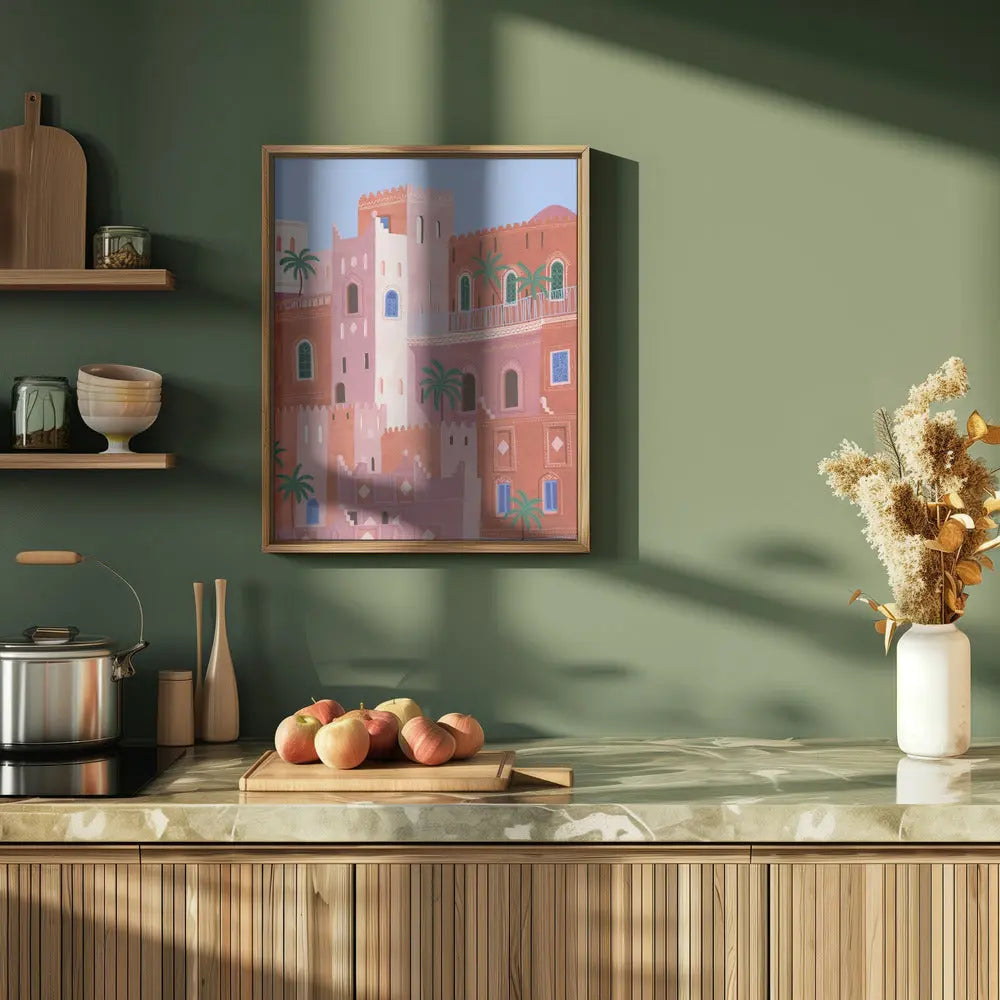 Sunset In Morocco - Stretched Canvas, Poster or Fine Art Print I Heart Wall Art