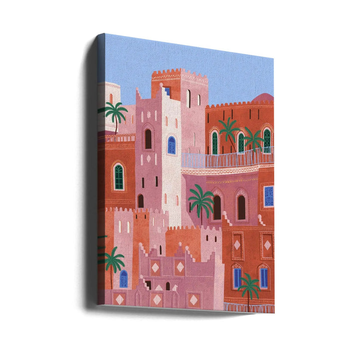 Sunset In Morocco - Stretched Canvas, Poster or Fine Art Print I Heart Wall Art