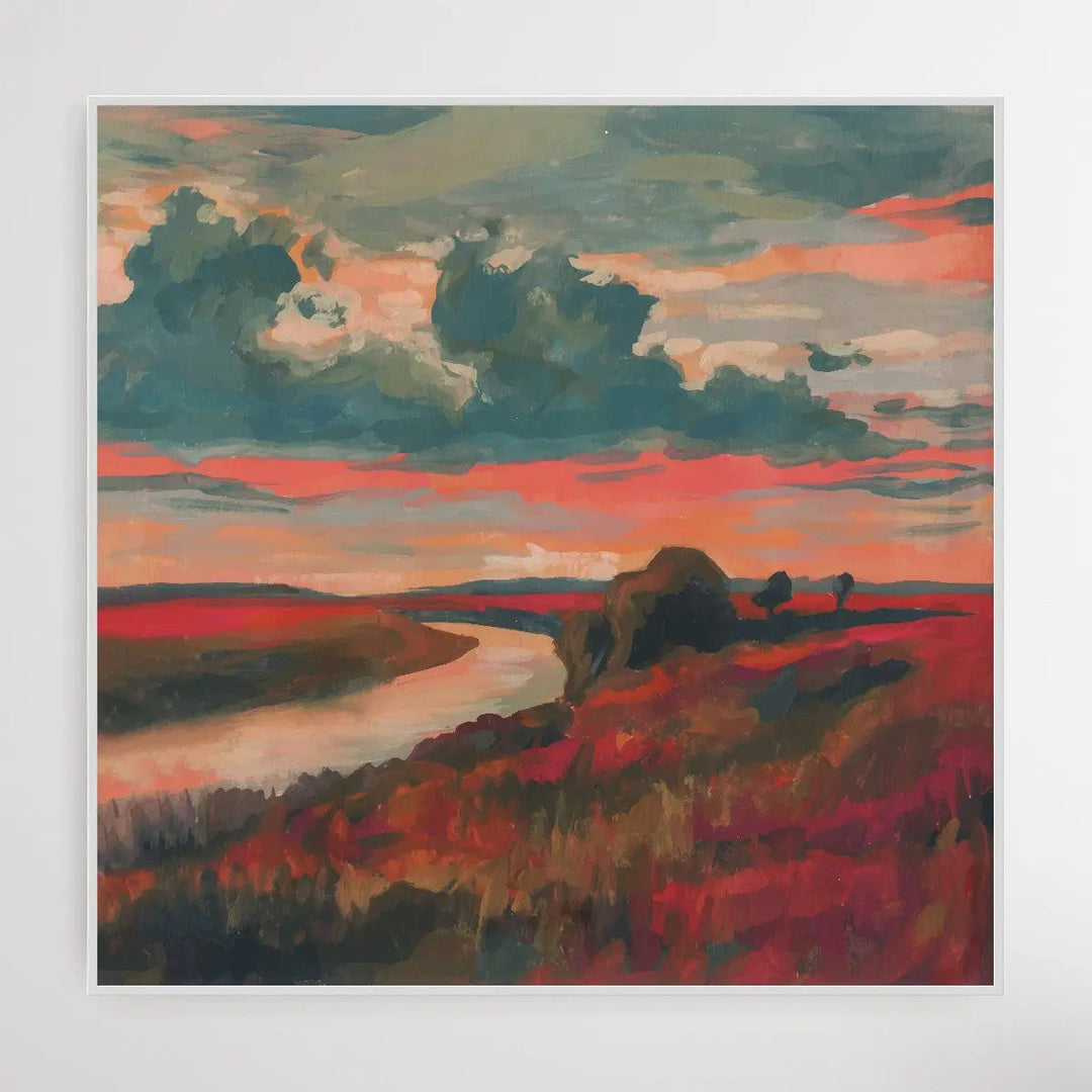 Sunset On The Riverbend - I Heart Wall Art