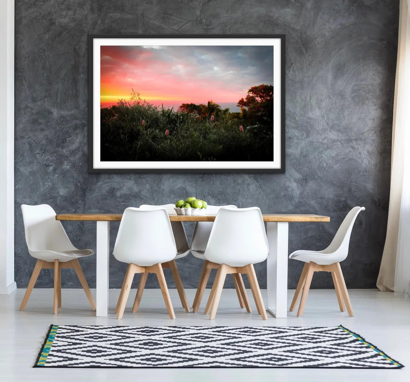 Sunset Over The Ocean - Stradbroke Island Sunset Photographic Wall Art Print - I Heart Wall Art