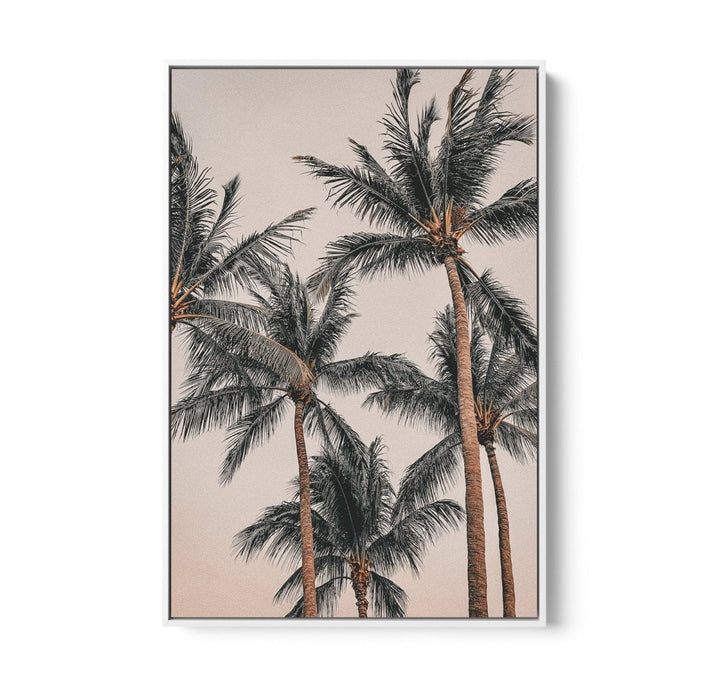 Sunset Palms II - Coastal Palm Photographic Art / Stretched Canvas Print - I Heart Wall Art - Poster Print, Canvas Print or Framed Art Print