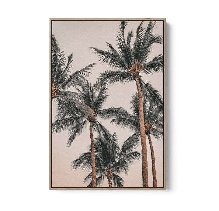 Sunset Palms II - Coastal Palm Photographic Art / Stretched Canvas Print - I Heart Wall Art - Poster Print, Canvas Print or Framed Art Print