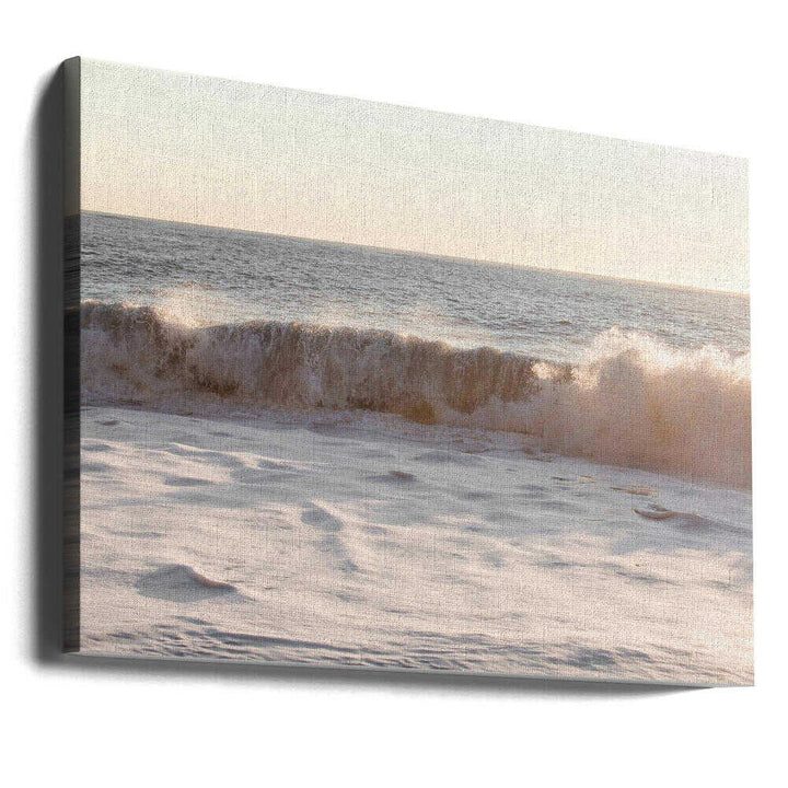 Sunset Waves - Stretched Canvas, Poster or Fine Art Print - I Heart Wall Art - Poster Print, Canvas Print or Framed Art Print