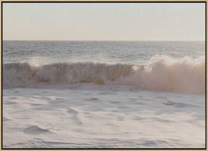 Sunset Waves - Stretched Canvas, Poster or Fine Art Print - I Heart Wall Art - Poster Print, Canvas Print or Framed Art Print