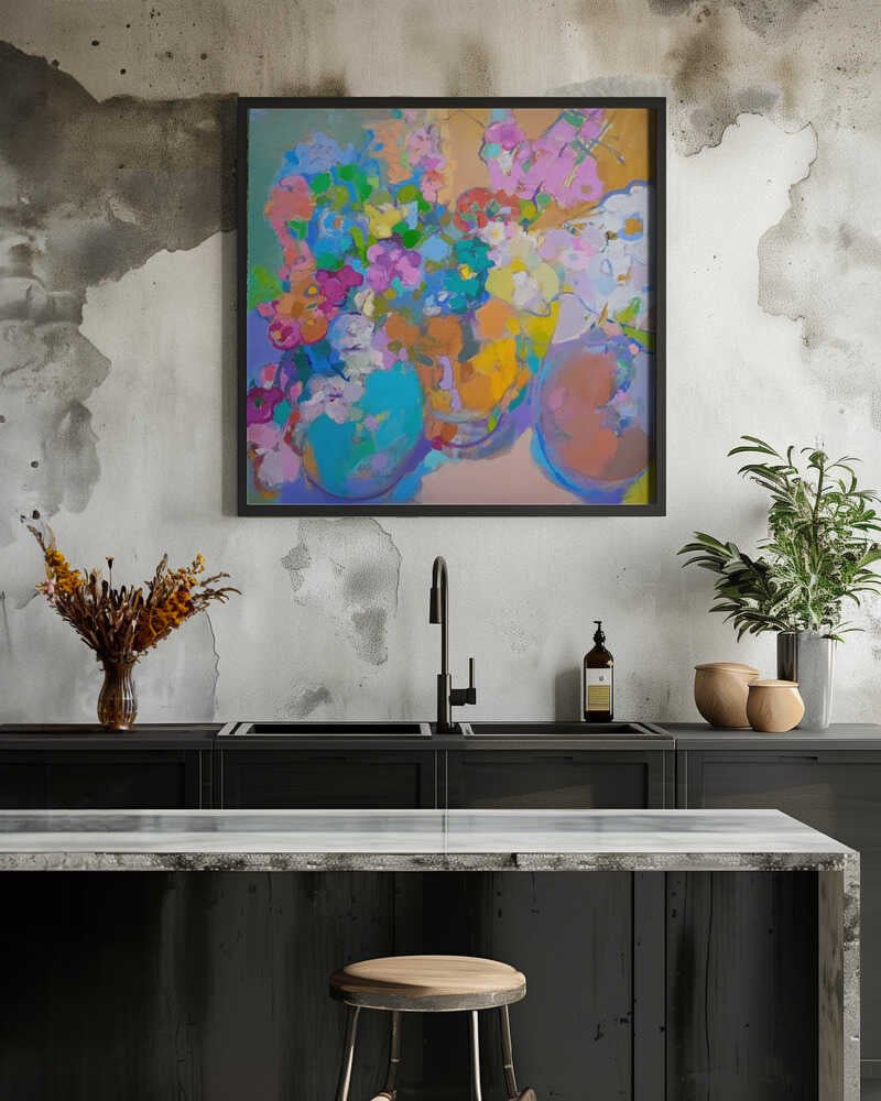 Sunshine - Square Stretched Canvas, Poster or Fine Art Print - I Heart Wall Art - Poster Print, Canvas Print or Framed Art Print