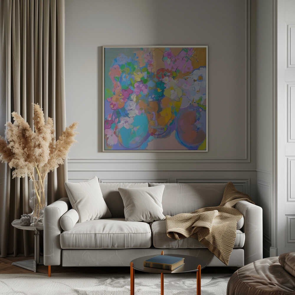 Sunshine - Square Stretched Canvas, Poster or Fine Art Print - I Heart Wall Art - Poster Print, Canvas Print or Framed Art Print