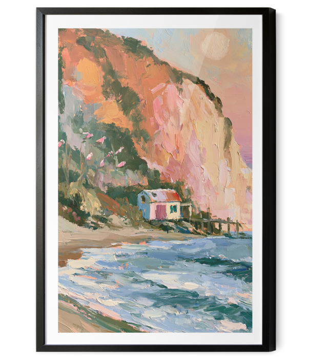 Sunwashed Coast by IHeartStudio - Australian Contemporary Coastal Portrait Canvas Print