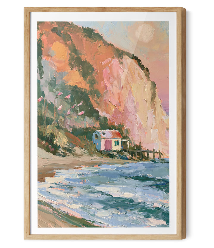 Sunwashed Coast by IHeartStudio - Australian Contemporary Coastal Portrait Canvas Print