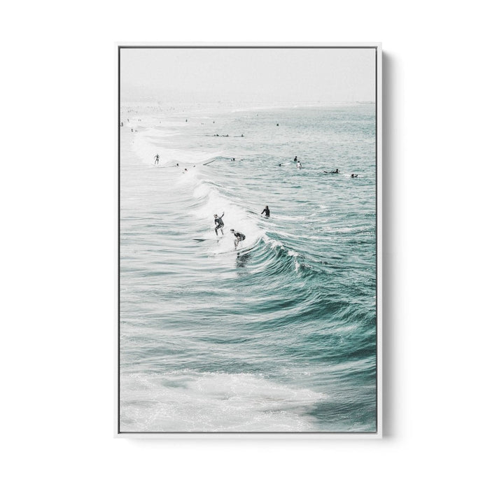 Surf Study II - Coastal Photographic Art / Stretched Canvas Print - I Heart Wall Art - Poster Print, Canvas Print or Framed Art Print