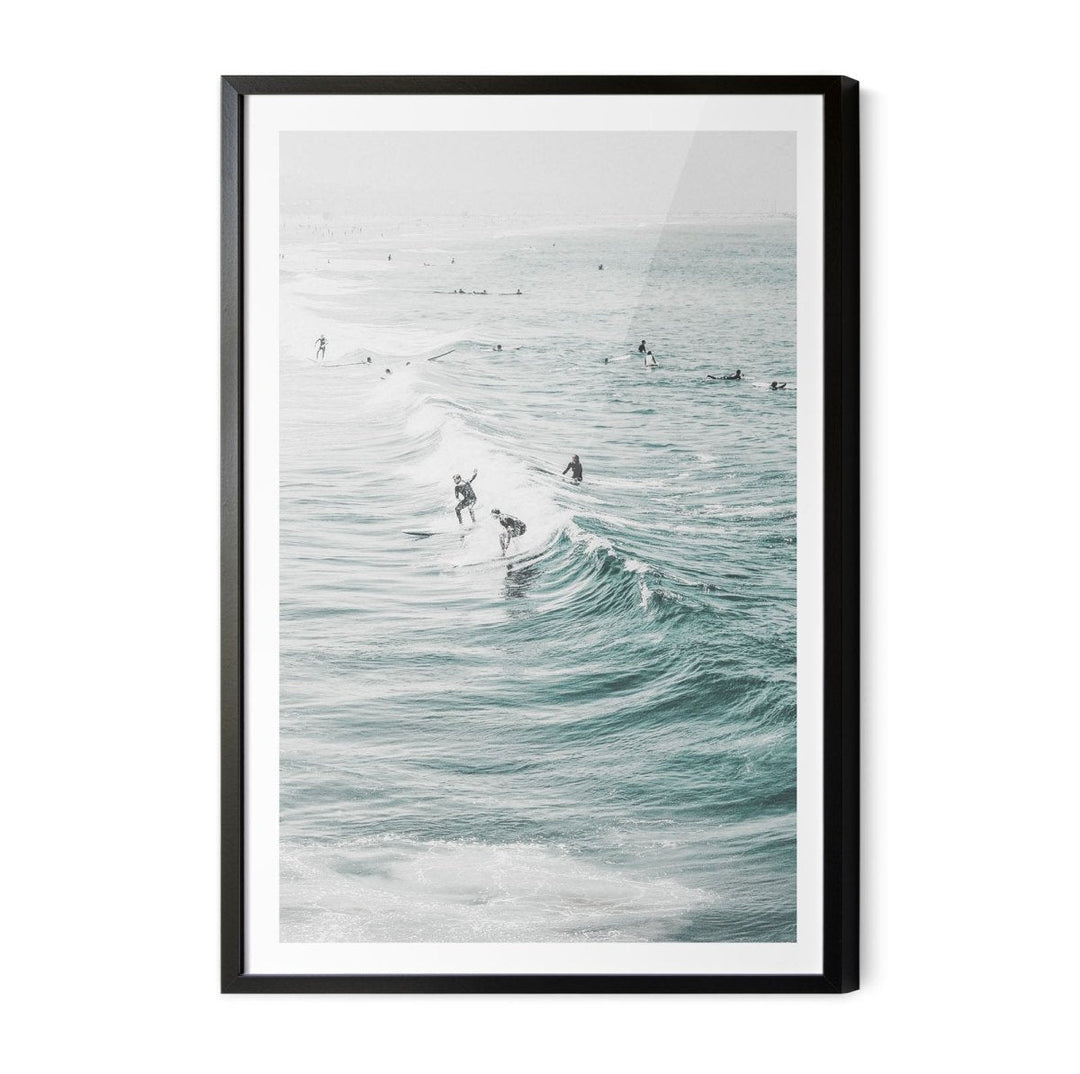 Surf Study II - Coastal Photographic Art / Stretched Canvas Print - I Heart Wall Art - Poster Print, Canvas Print or Framed Art Print
