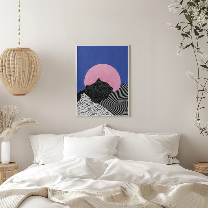 Surreal Peaks View - Stretched Canvas, Poster or Fine Art Print - I Heart Wall Art - Poster Print, Canvas Print or Framed Art Print