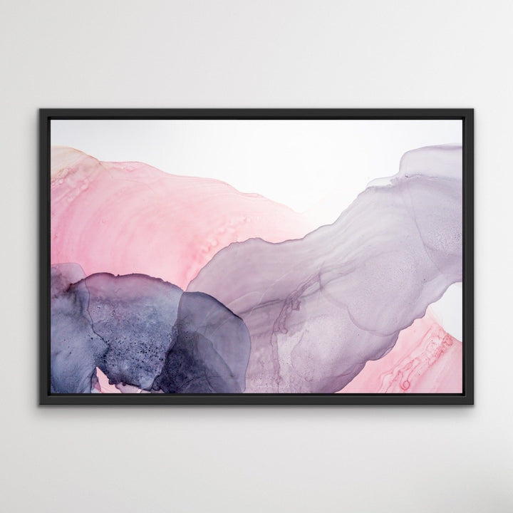 Sweet Dreams - Pink and Purple Alcohol Ink Swirl Wall Art Print  on Canvas or Paper - I Heart Wall Art