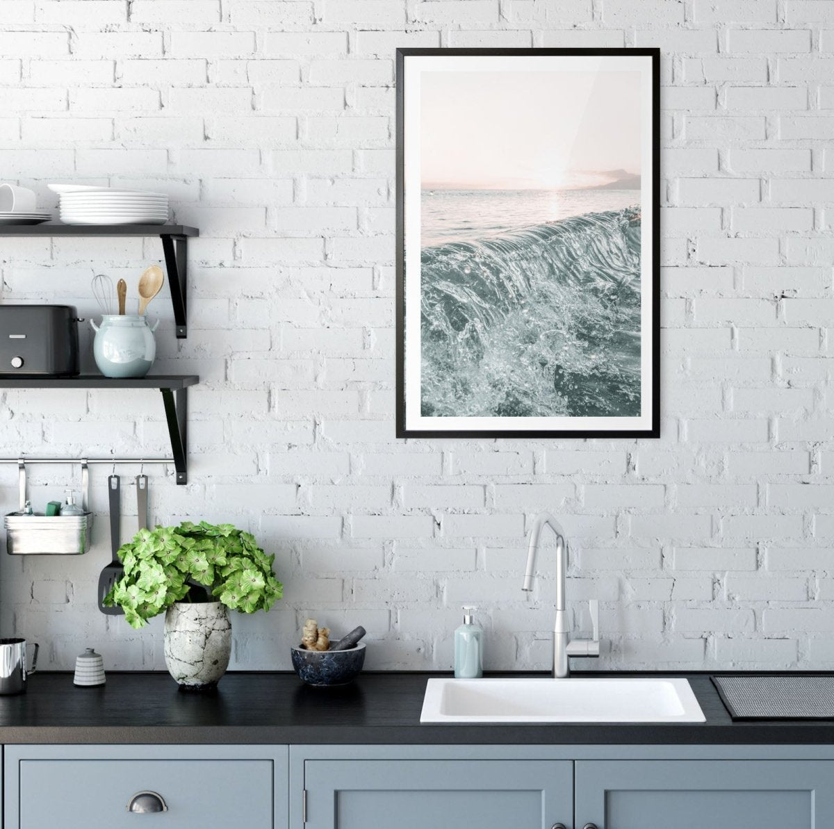 Swell Study VI - Coastal Photographic Art / Stretched Canvas Print - I Heart Wall Art - Poster Print, Canvas Print or Framed Art Print