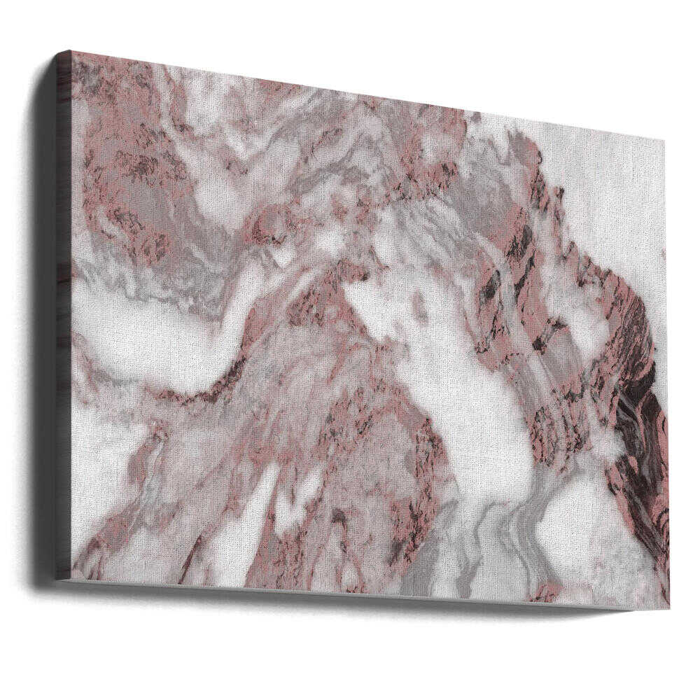 Swirling Rose Marble - Stretched Canvas, Poster or Fine Art Print - I Heart Wall Art - Poster Print, Canvas Print or Framed Art Print