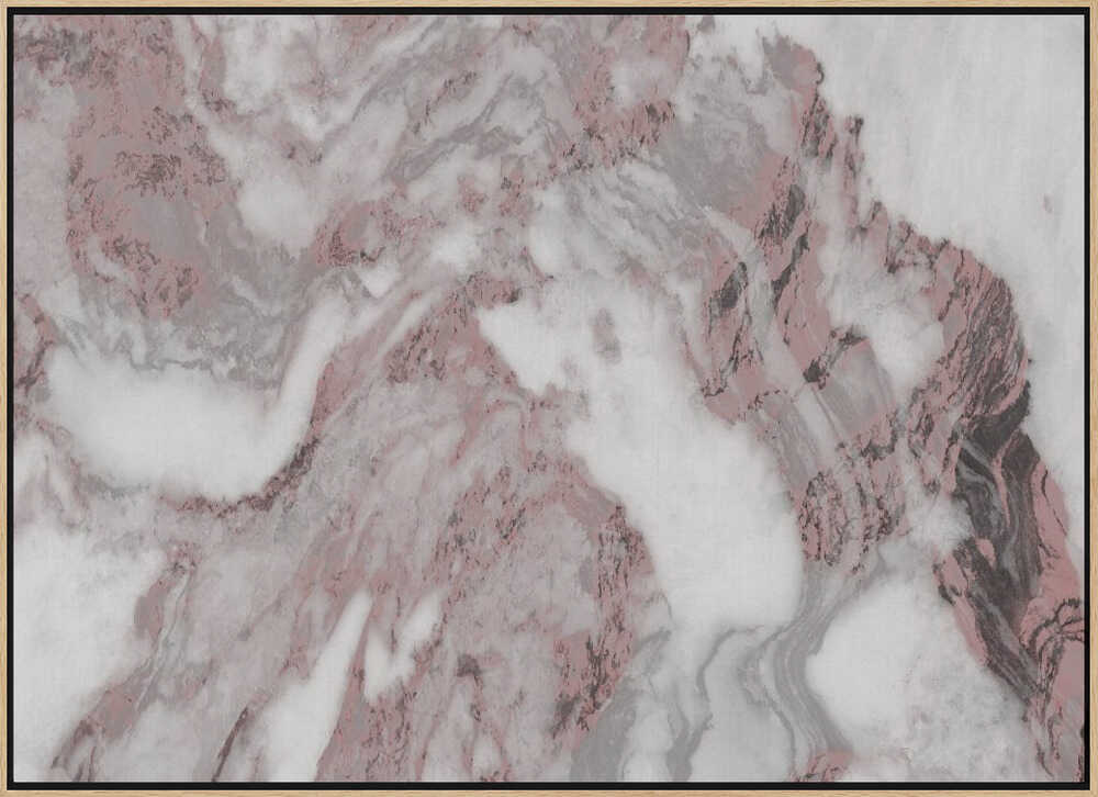 Swirling Rose Marble - Stretched Canvas, Poster or Fine Art Print - I Heart Wall Art - Poster Print, Canvas Print or Framed Art Print