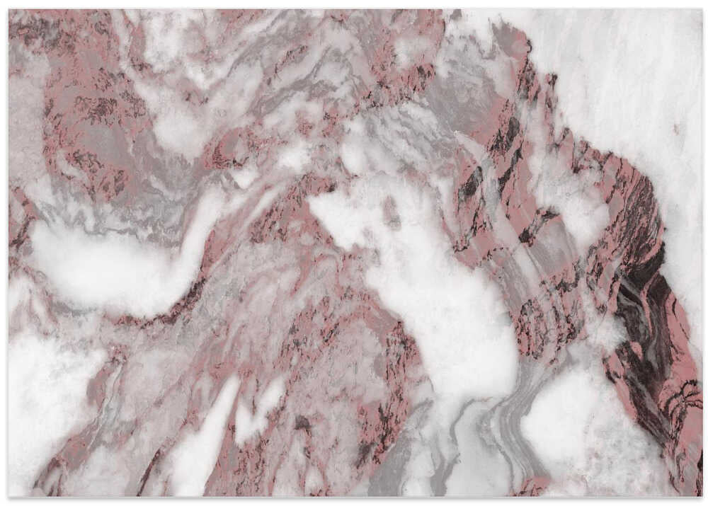 Swirling Rose Marble - Stretched Canvas, Poster or Fine Art Print - I Heart Wall Art - Poster Print, Canvas Print or Framed Art Print