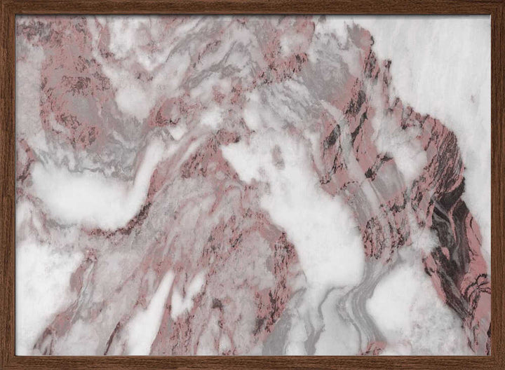 Swirling Rose Marble - Stretched Canvas, Poster or Fine Art Print - I Heart Wall Art - Poster Print, Canvas Print or Framed Art Print