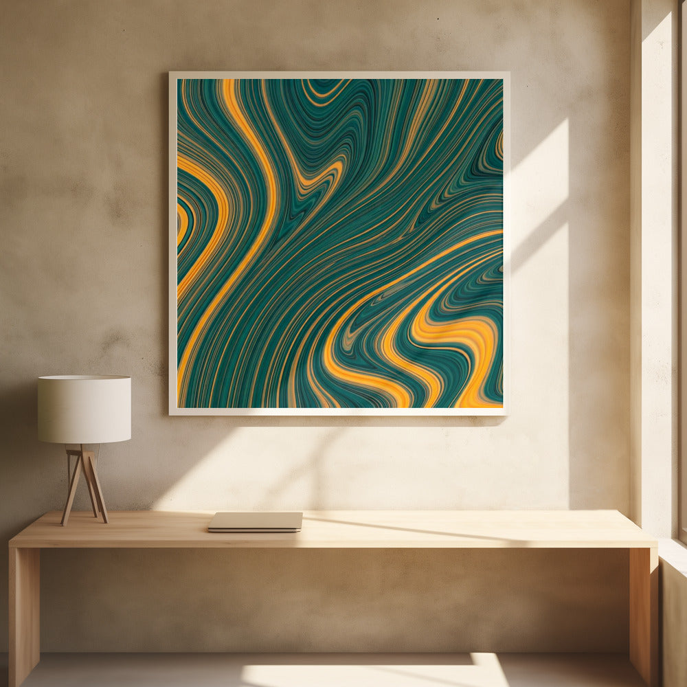 Swirls of Sunshine - Stretched Canvas, Poster or Fine Art Print I Heart Wall Art