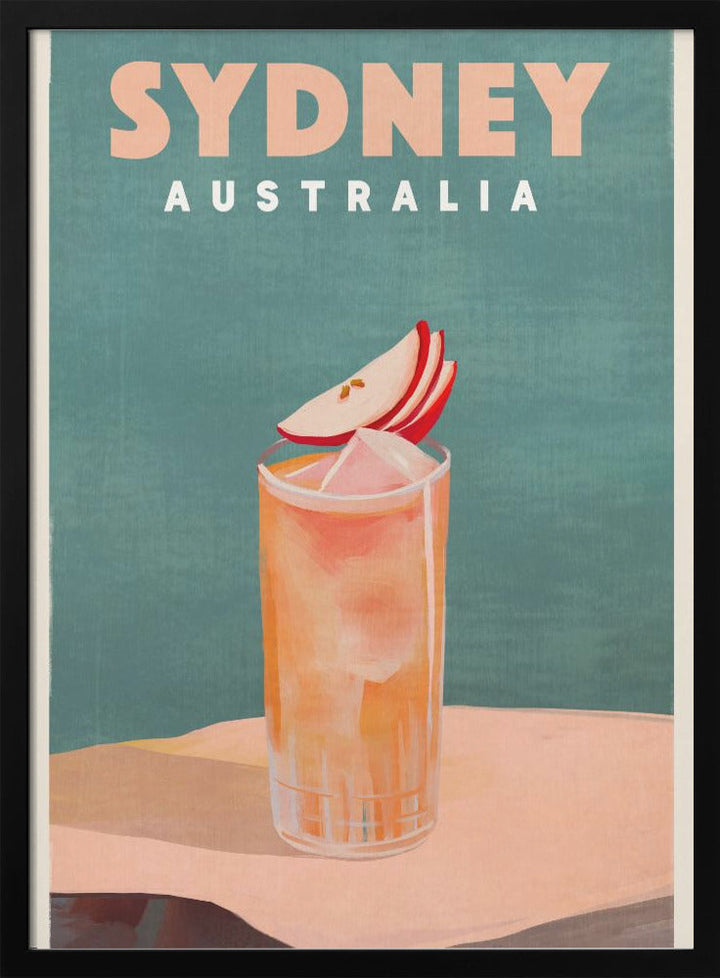 Sydney Australia Cocktail Bar Decor - Stretched Canvas, Poster or Fine Art Print I Heart Wall Art