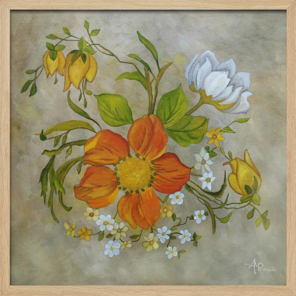 Sylvan Posy - Square Stretched Canvas, Poster or Fine Art Print I Heart Wall Art