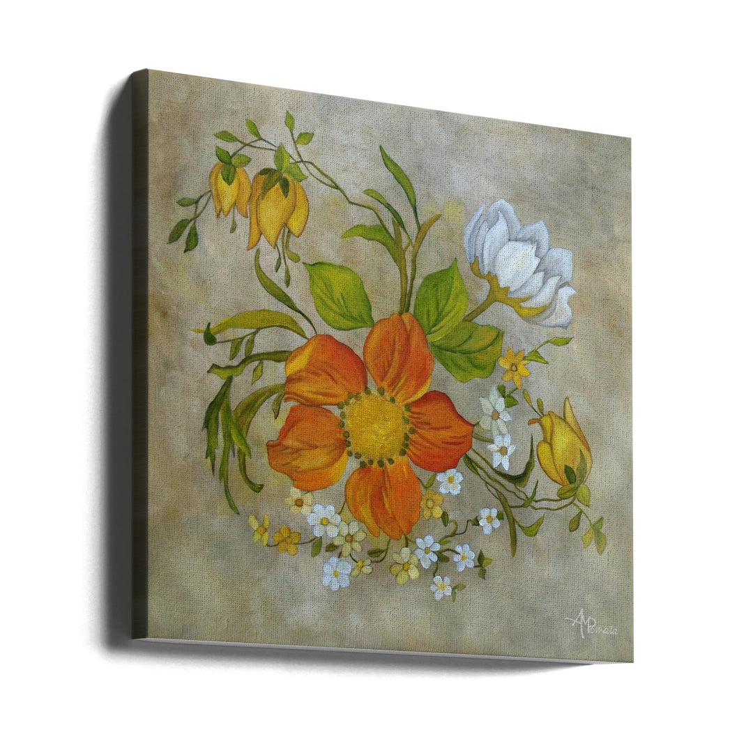 Sylvan Posy - Square Stretched Canvas, Poster or Fine Art Print I Heart Wall Art