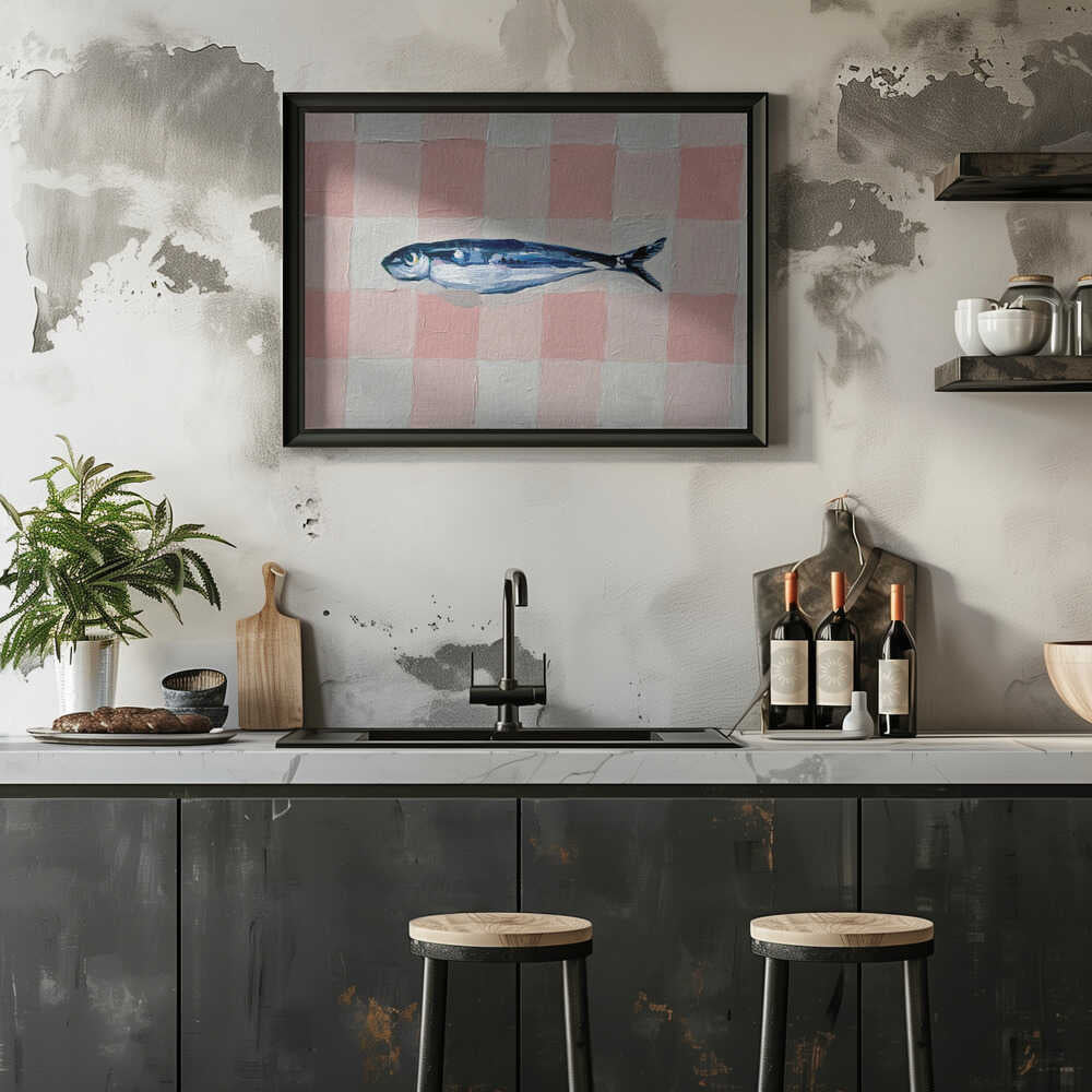 Table for One - Stretched Canvas, Poster or Fine Art Print - I Heart Wall Art - Poster Print, Canvas Print or Framed Art Print