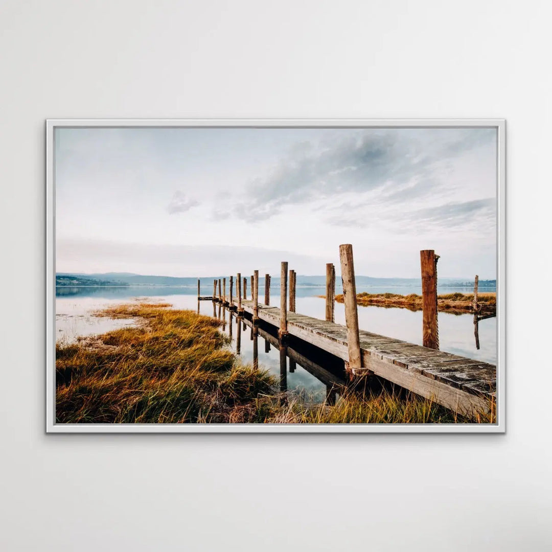Tamar River Jetty -  Tasmania Photographic Art Print - I Heart Wall Art
