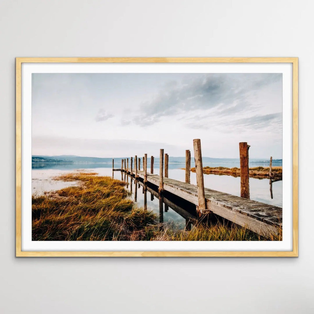 Tamar River Jetty -  Tasmania Photographic Art Print - I Heart Wall Art