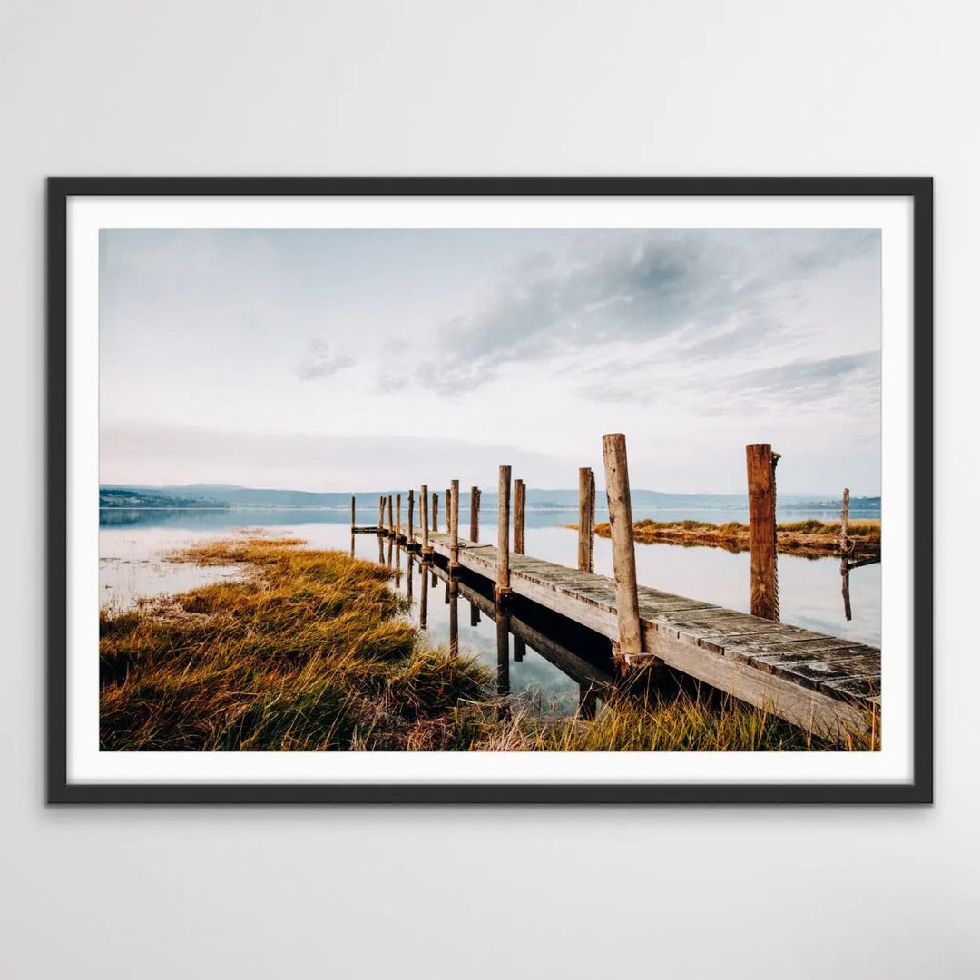 Tamar River Jetty -  Tasmania Photographic Art Print - I Heart Wall Art